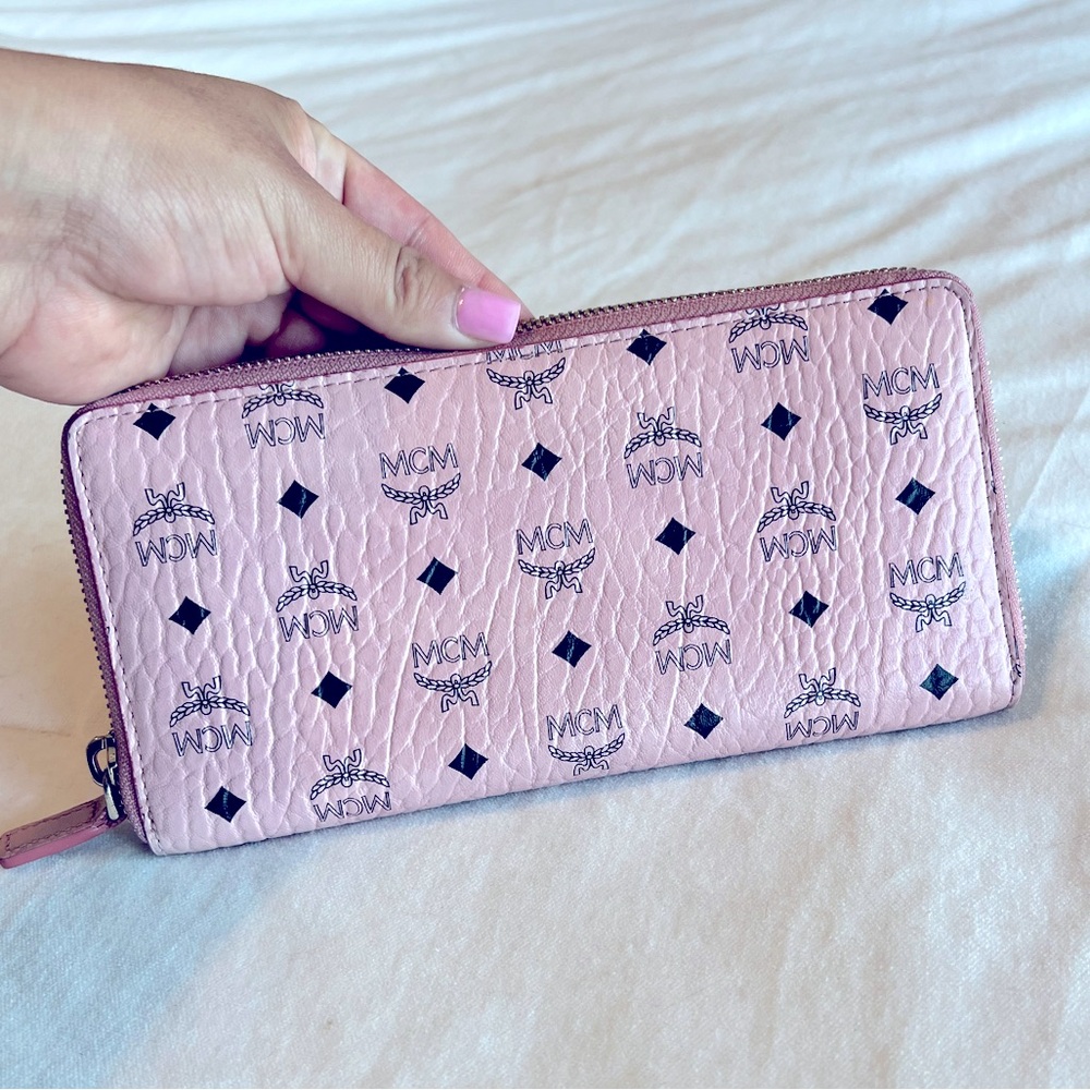 Light pink MCM wallet